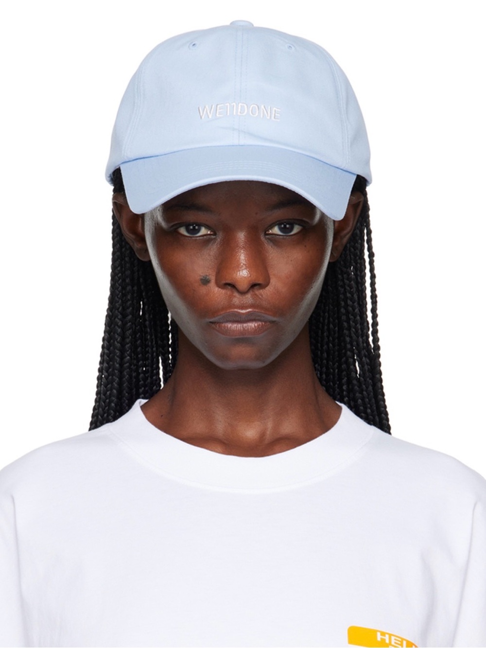 WE11DONE Blue Basic Cap
232327F01600200